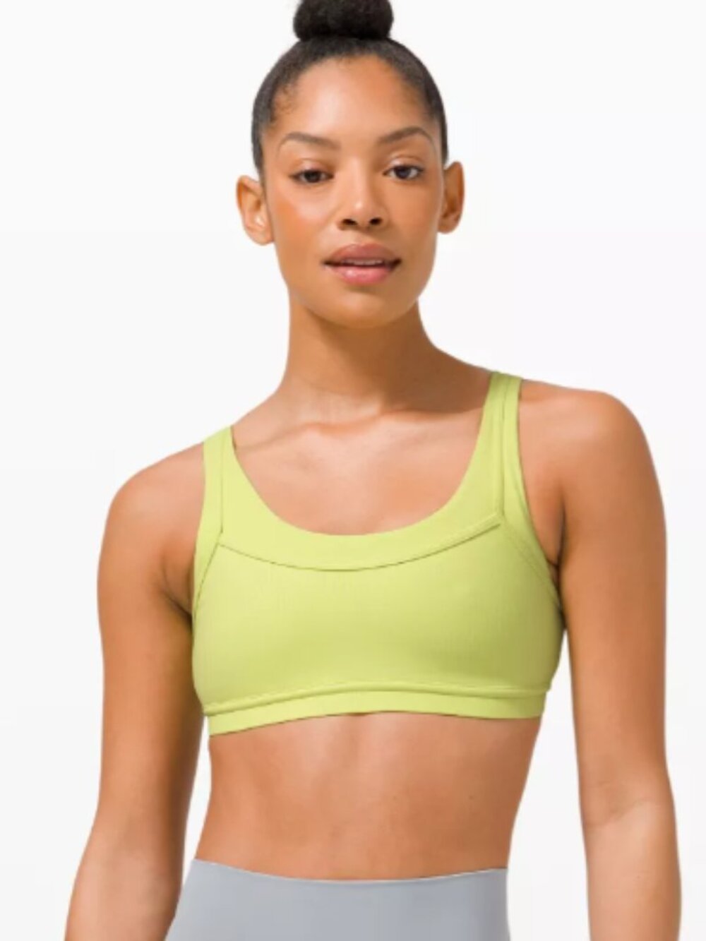 Lululemon Love To Layer Bra, Yellow (Lemon Vibe) - Size 6
